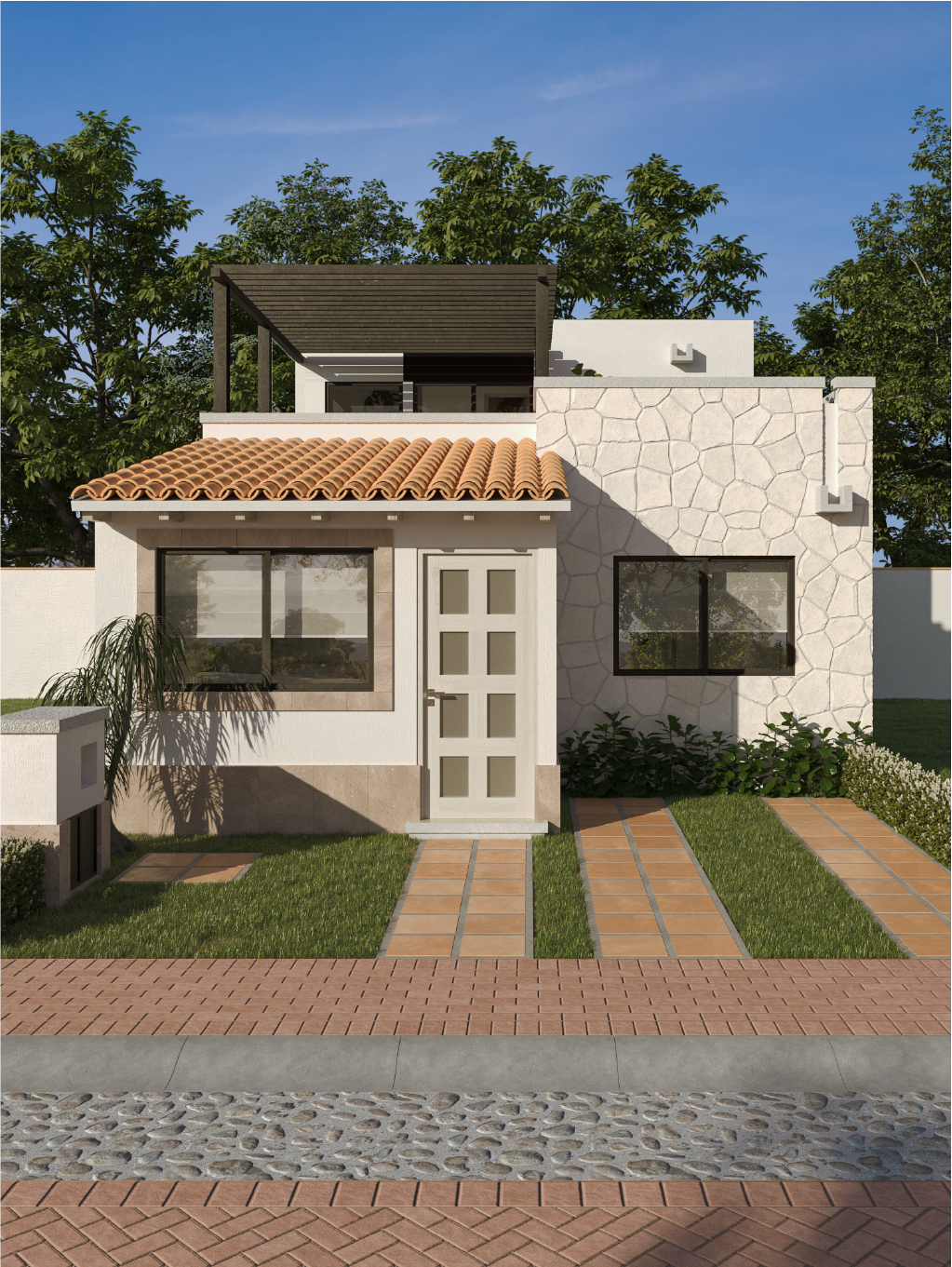 Vista frontal modelo Alba