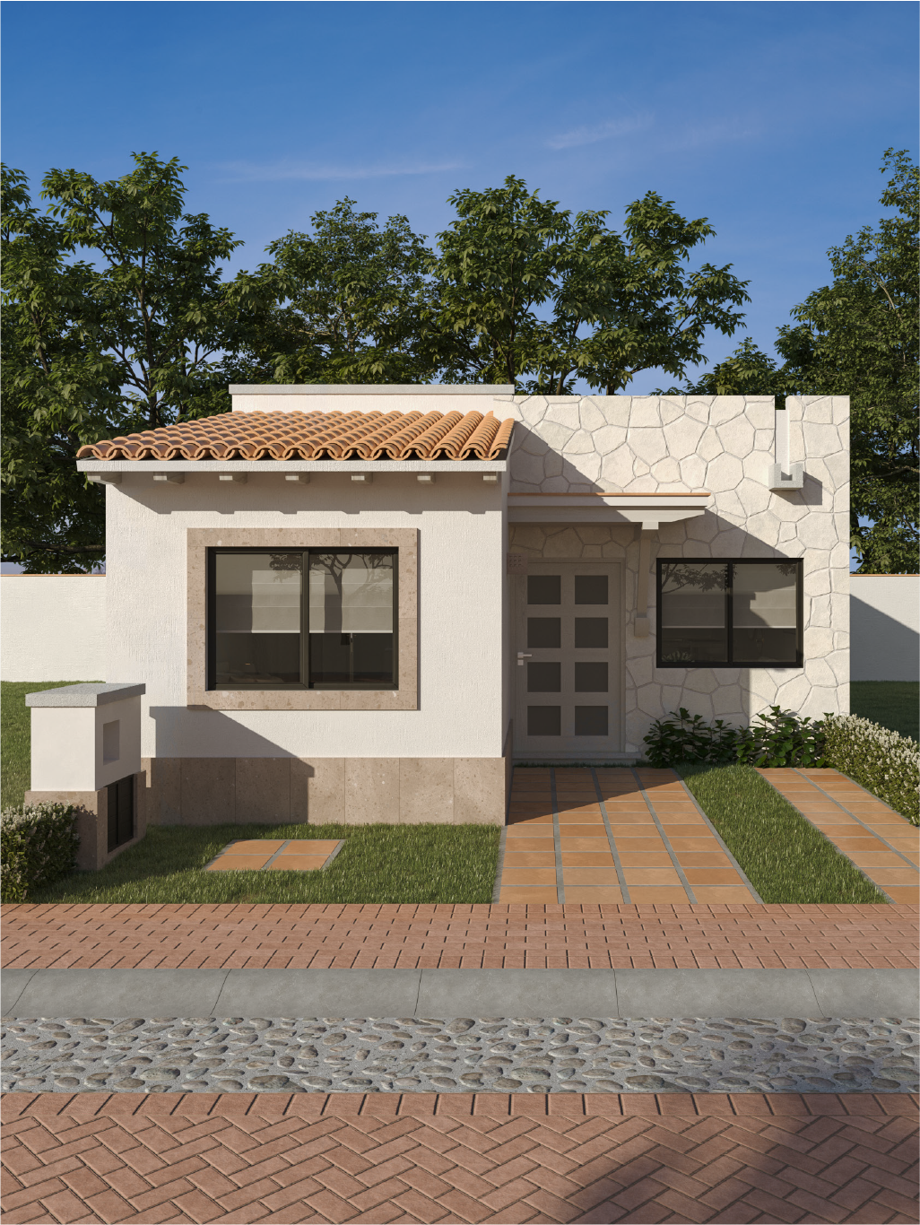 Vista frontal modelo Aura